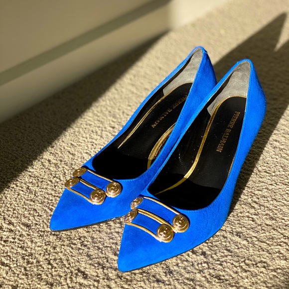 Pierre Balmain Shoes - Pierre Balmain Blue 5cm heel 36 size Very good condition
